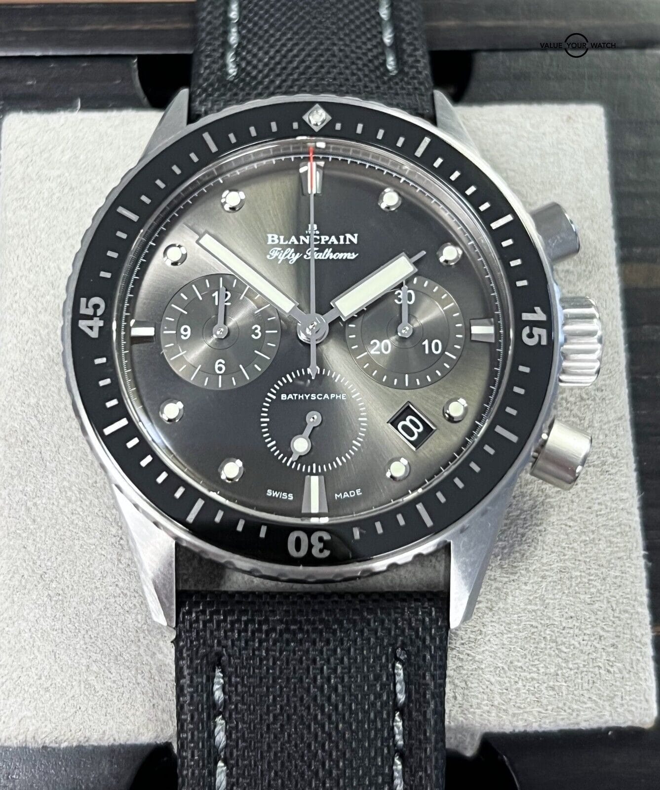 Blancpain Fifty Fathoms Bathyscaphe 43mm 5200-1110-B52A BOX/PAPERS!