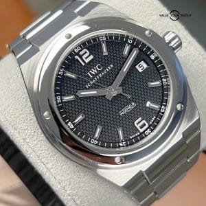 IWC SCHAFFHAUSEN Ingenieur 42m Stainless Steel Black Dial IW322701 SERVICED!