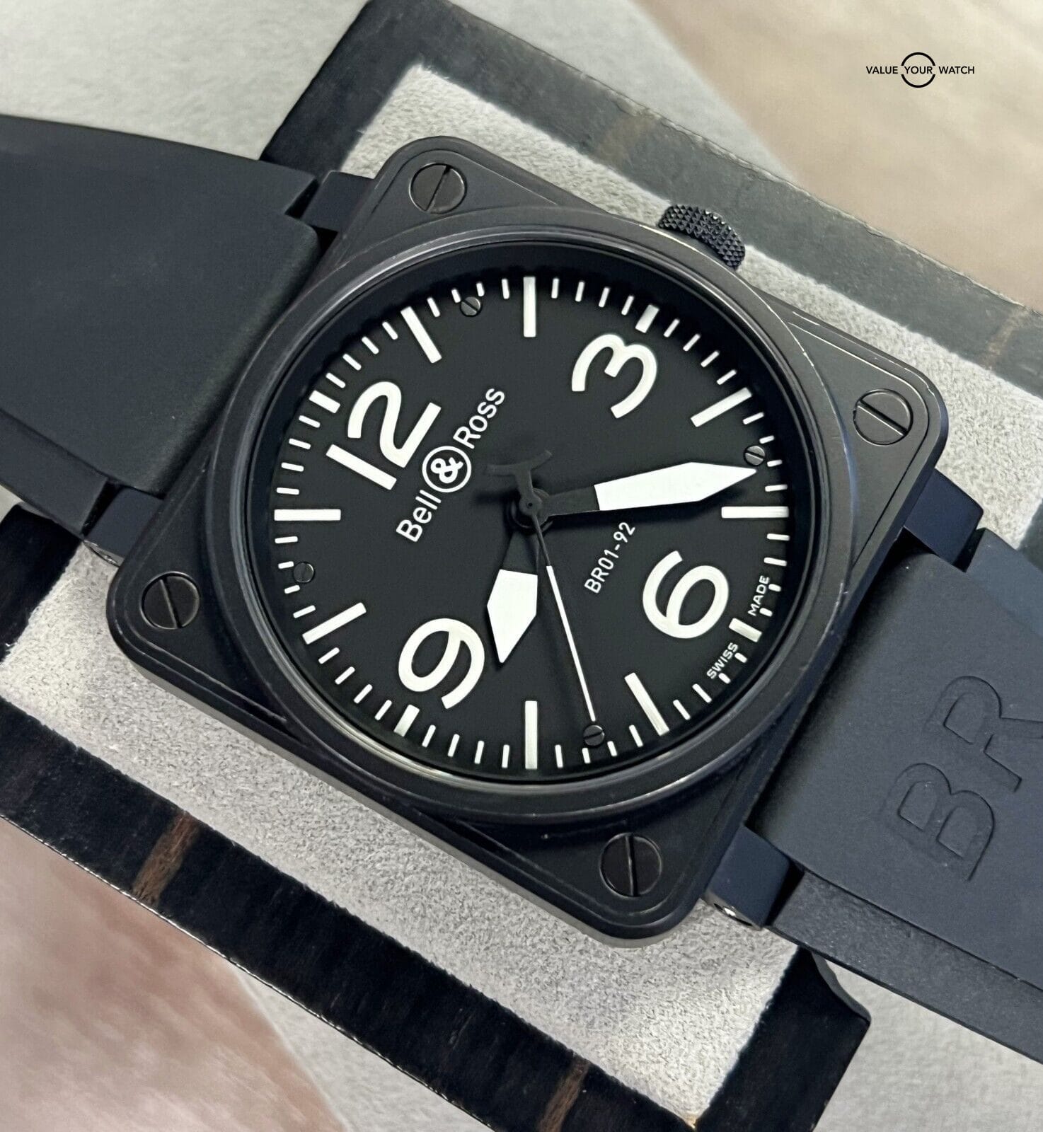 Bell & Ross BR 01-92 46mm Br 01-92-S Black Stainless Steel PVD! - Image 3