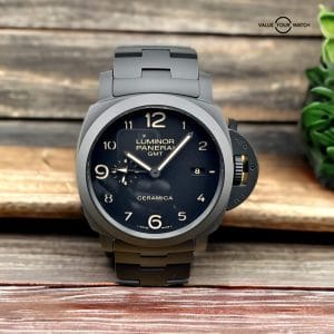 44mm Panerai Luminor 1950 Tuttonero Ceramica PAM 438 Limited Edition – Triple Boxed