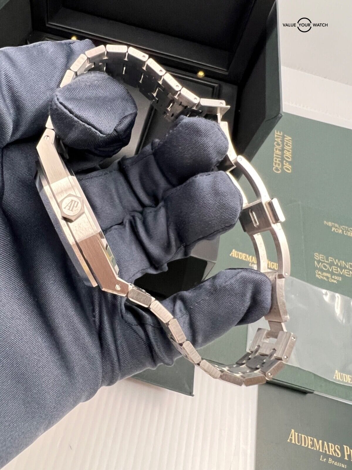 Unpolished 50th Anniversary White Silver Dial Audemars Piguet Royal Oak 41MM - Image 5