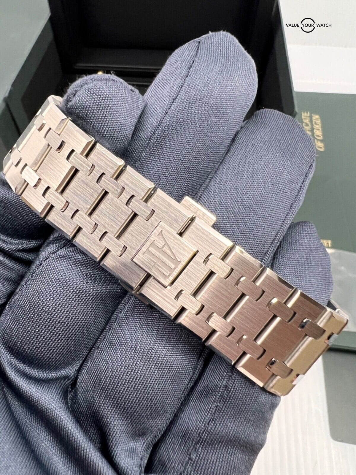 Unpolished 50th Anniversary White Silver Dial Audemars Piguet Royal Oak 41MM - Image 7