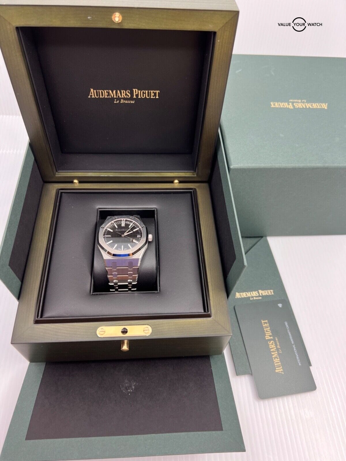 2023 Unworn New Audemars Piguet Royal Oak 41MM Black Dial Steel Selfwinding - Image 7