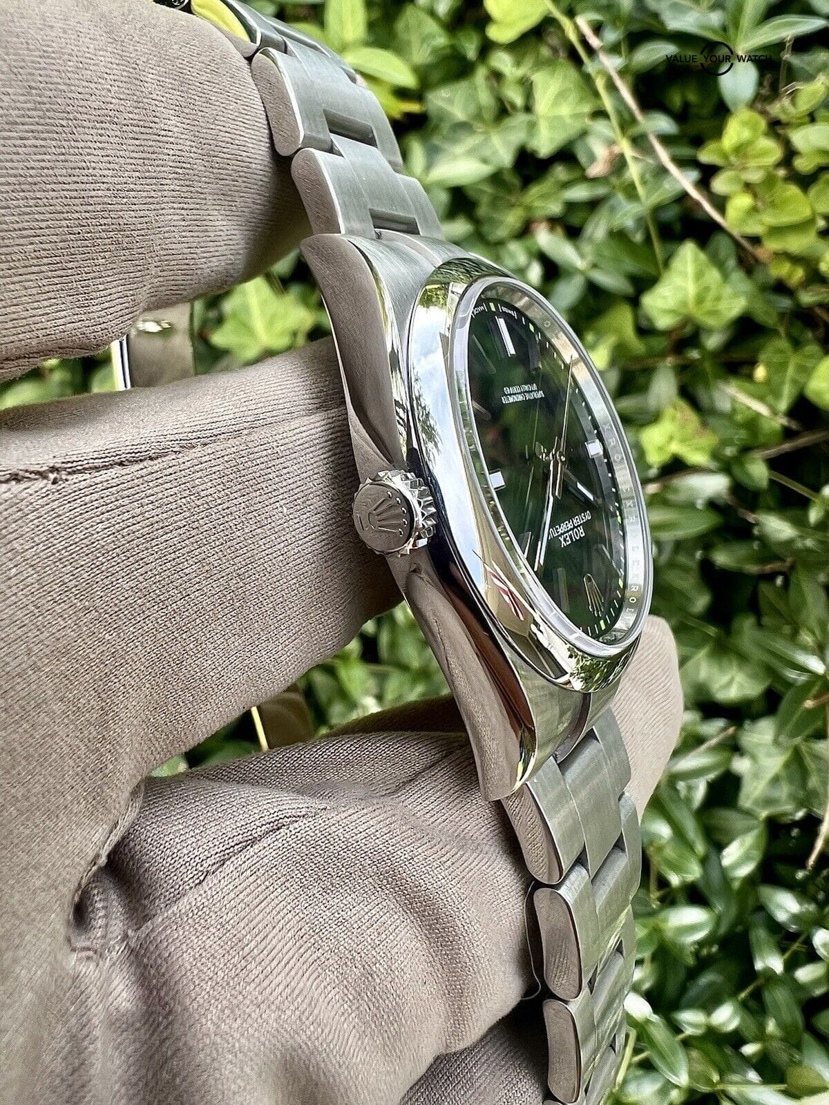 Rolex Oyster Perpetual 39 114300 Blue and Green Dial Complete Set Box & Papers - Image 2