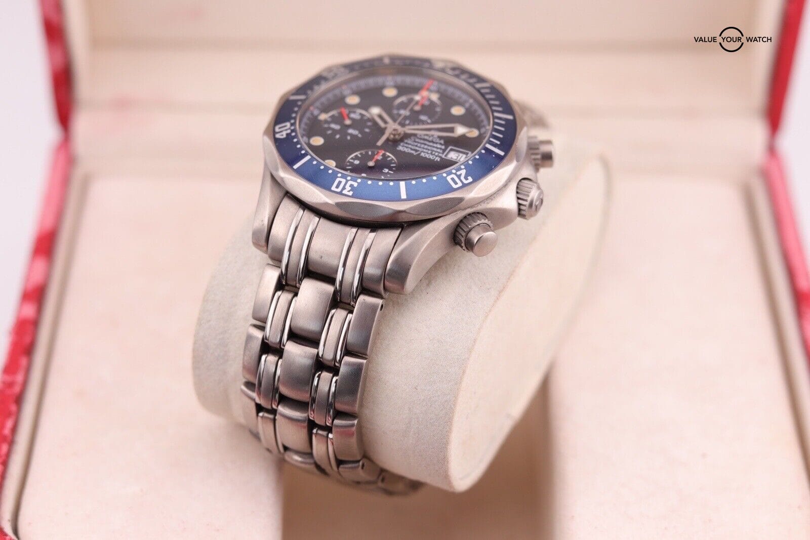 OMEGA Seamaster Pro Diver Chronograph Titanium Blue Men's Watch - 2298.80.00 - Image 8