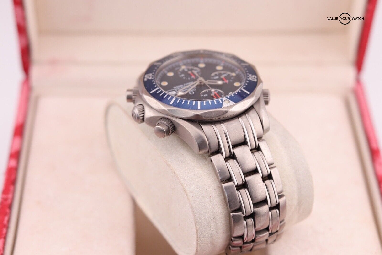 OMEGA Seamaster Pro Diver Chronograph Titanium Blue Men's Watch - 2298.80.00 - Image 9