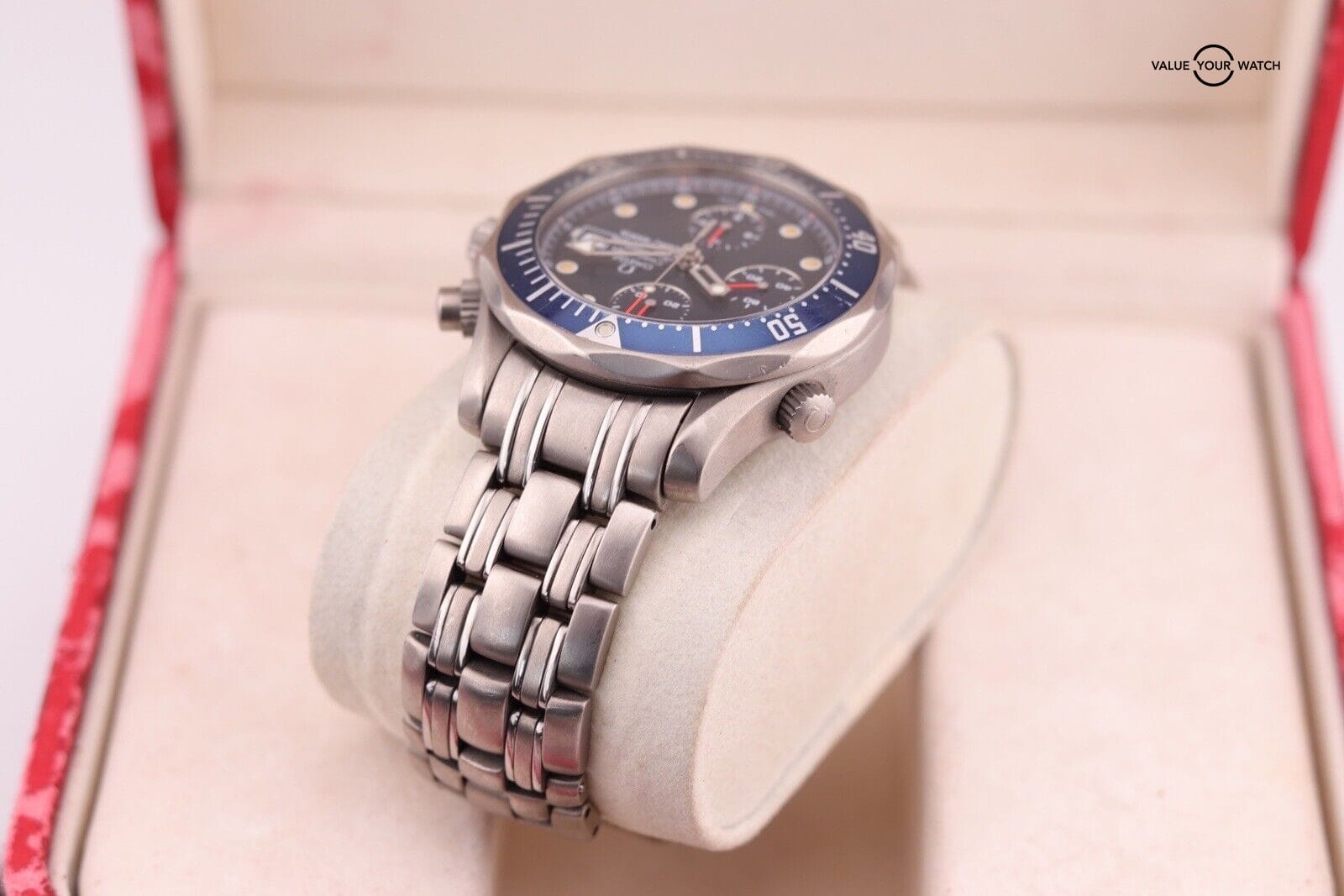 OMEGA Seamaster Pro Diver Chronograph Titanium Blue Men's Watch - 2298.80.00 - Image 10