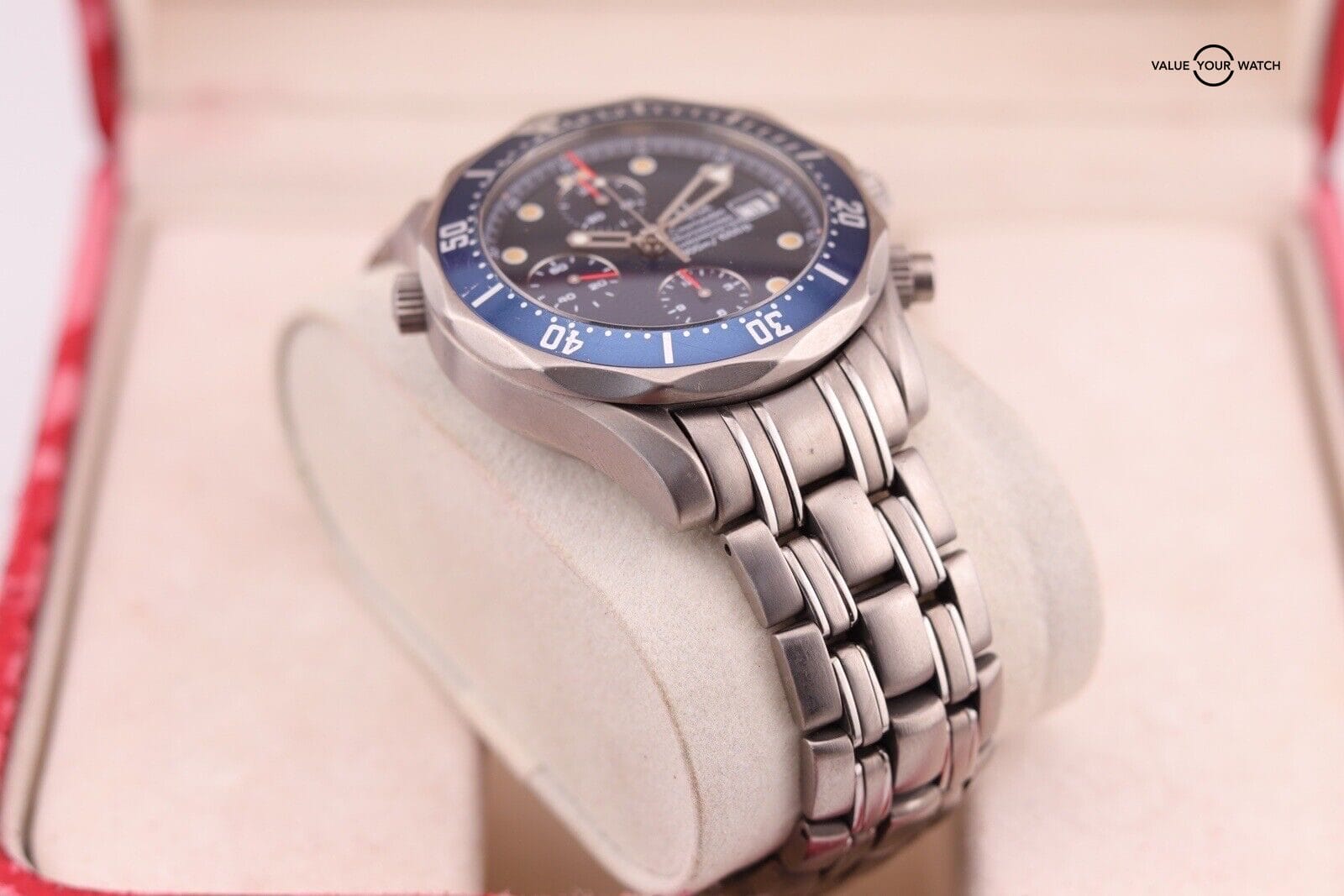 OMEGA Seamaster Pro Diver Chronograph Titanium Blue Men's Watch - 2298.80.00 - Image 11