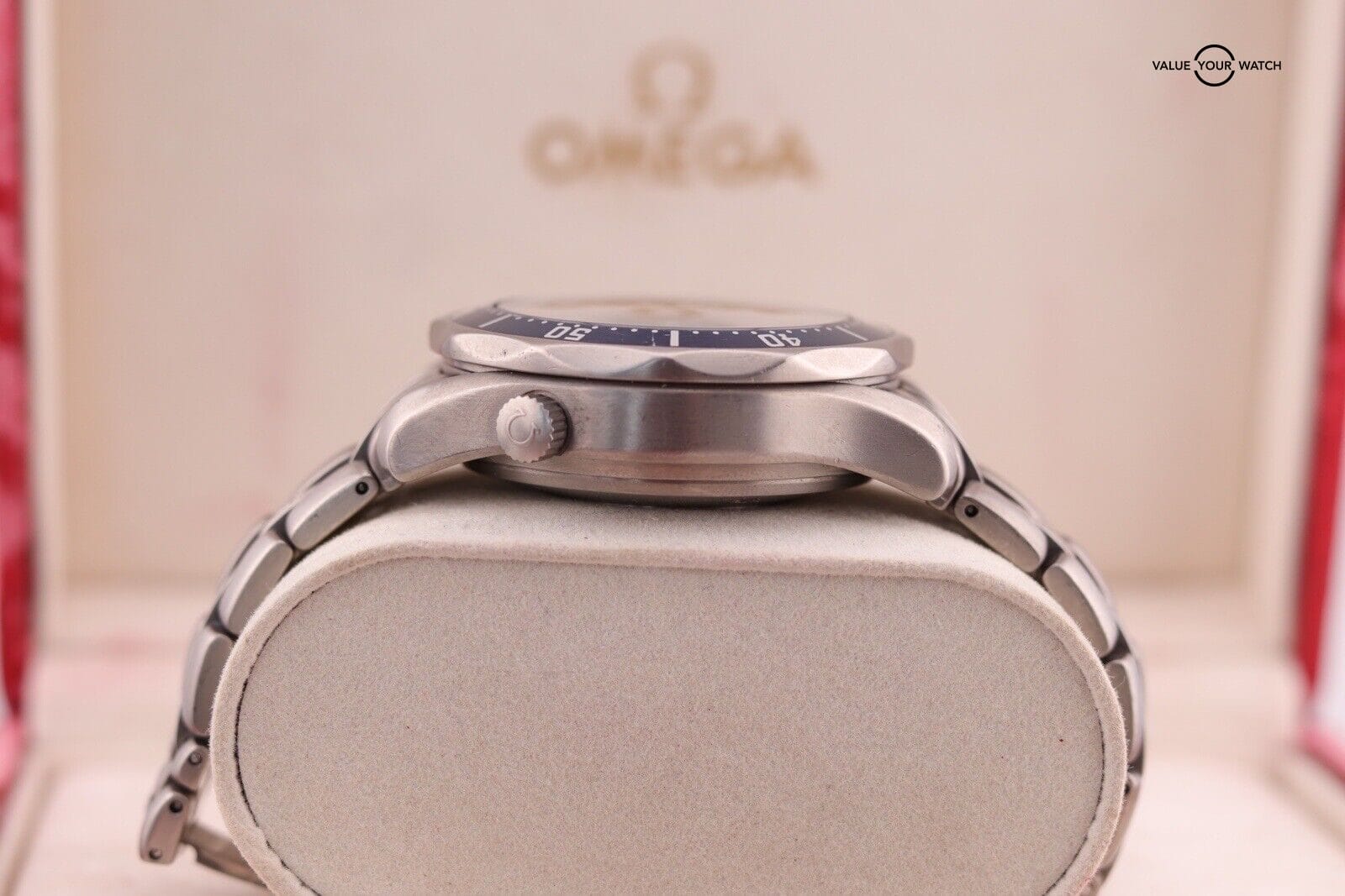 OMEGA Seamaster Pro Diver Chronograph Titanium Blue Men's Watch - 2298.80.00 - Image 12