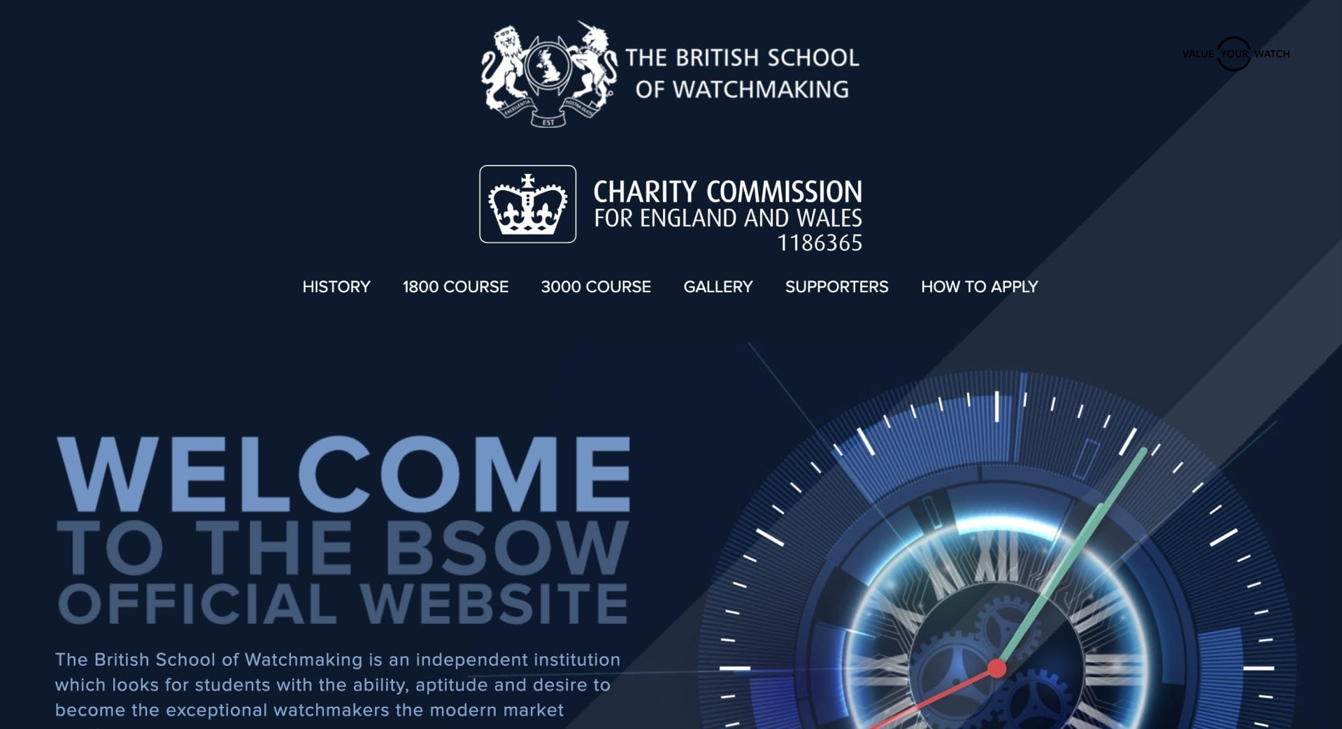 The British School of Watchmaking
