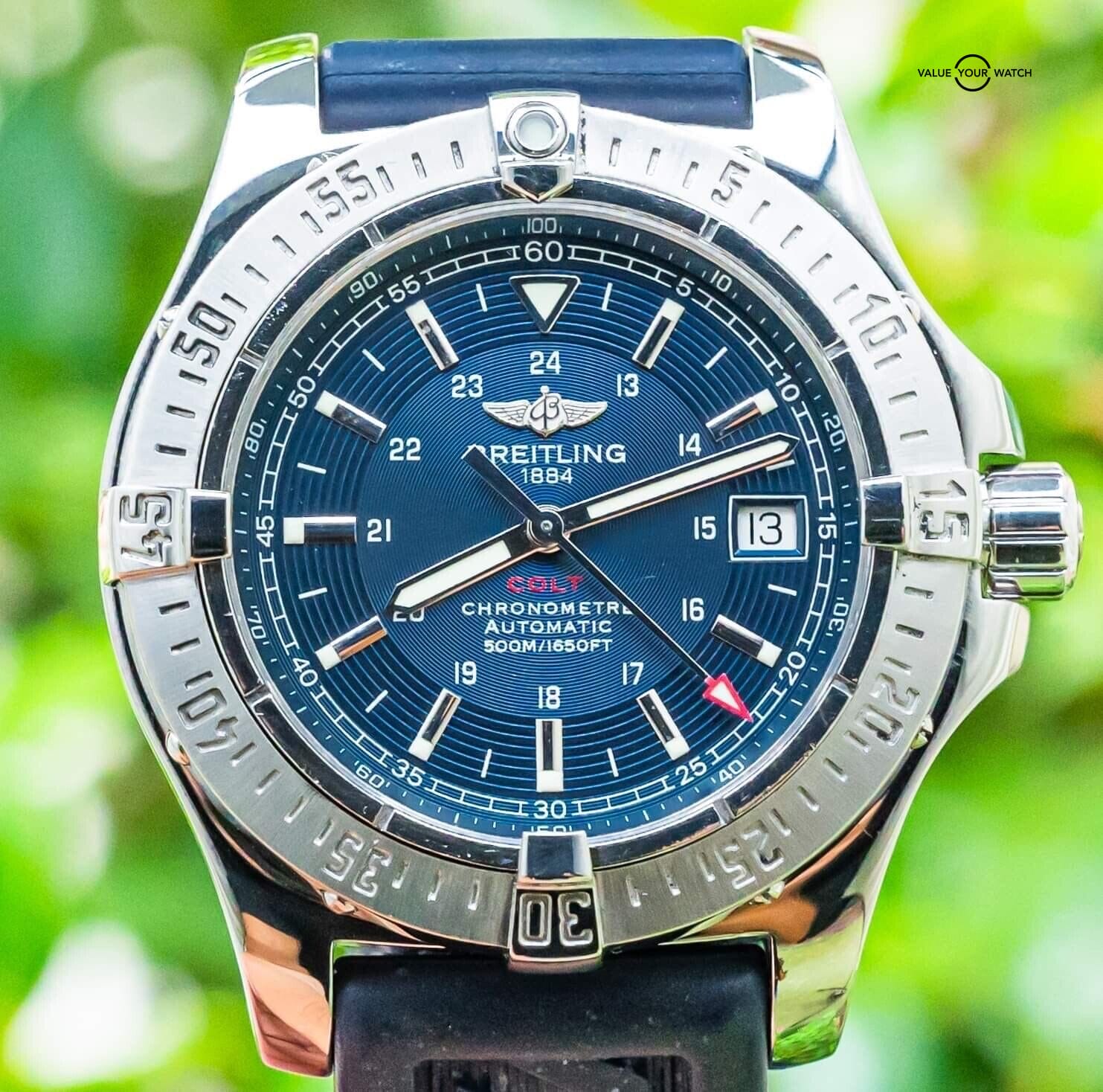 Breitling colt 41 automatic clearance blue