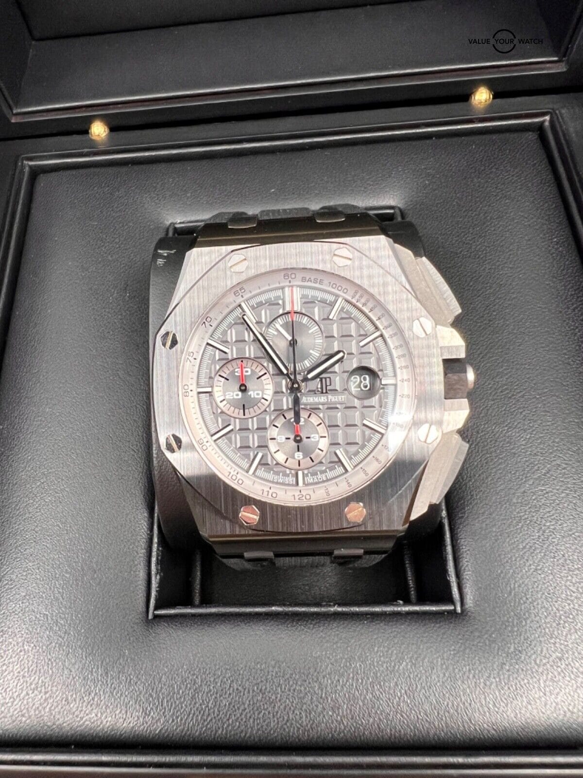 Audemars Piguet 44mm Black Ceramic Grey Dial Royal Oak Offshore Chronograph - Image 2