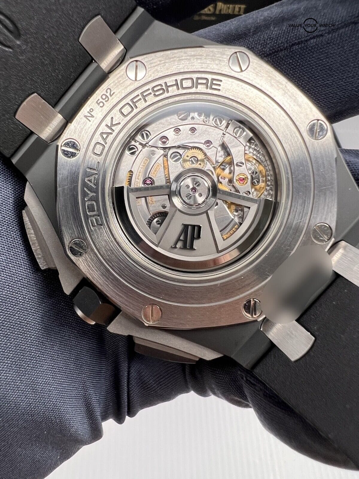 Audemars Piguet 44mm Black Ceramic Grey Dial Royal Oak Offshore Chronograph - Image 3