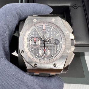 Audemars Piguet 44mm Black Ceramic Grey Dial Royal Oak Offshore Chronograph