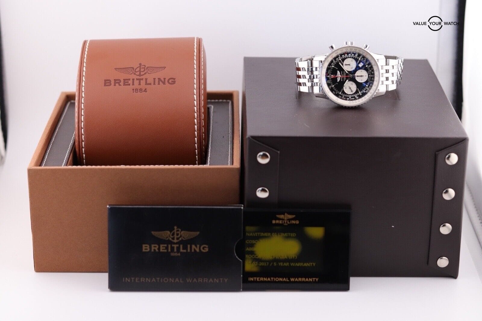 Breitling Navitimer B01 Chronograph Auto 43mm Steel Mens Watch AB0121211B1A1 - Image 4