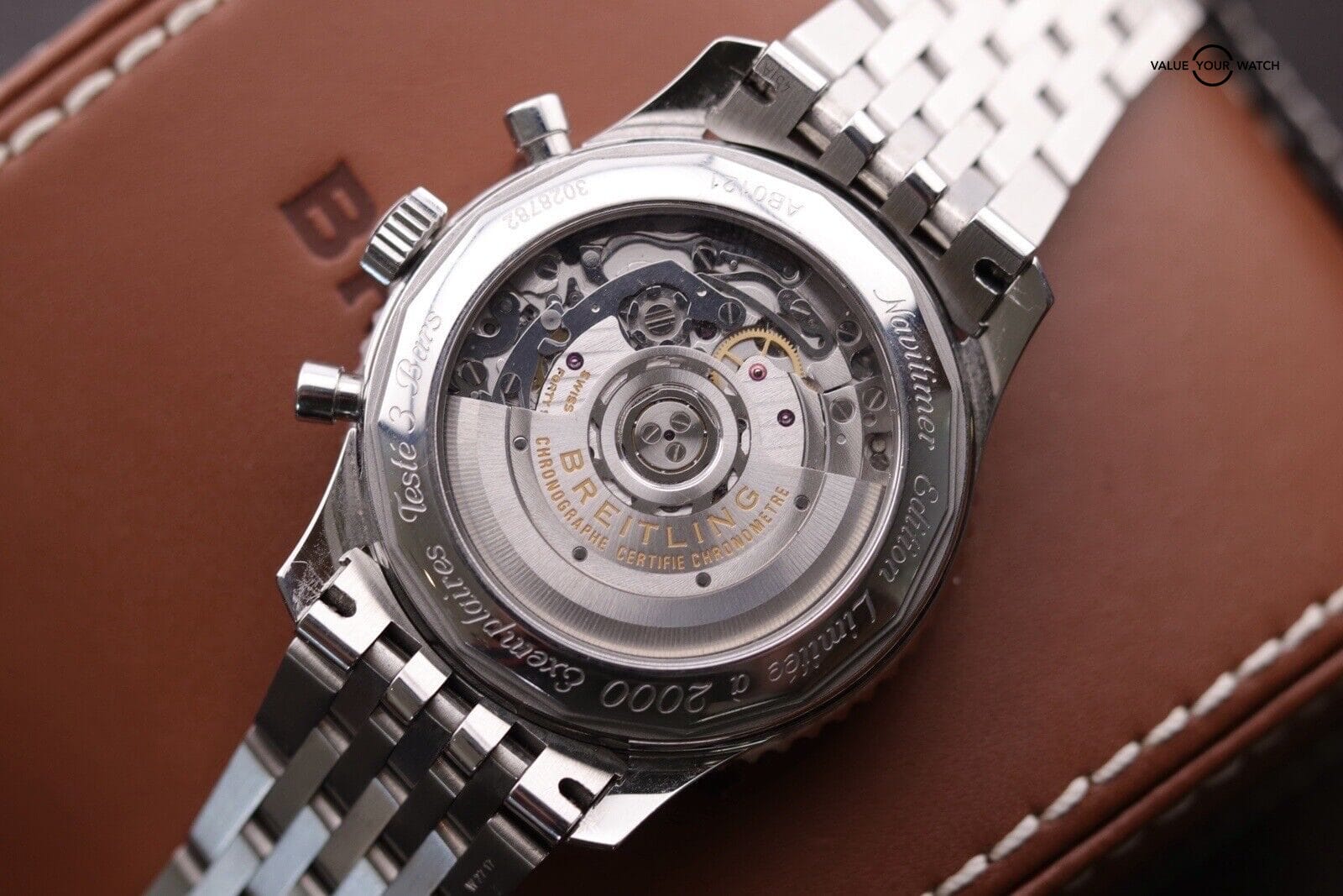 Breitling Navitimer B01 Chronograph Auto 43mm Steel Mens Watch AB0121211B1A1 - Image 5