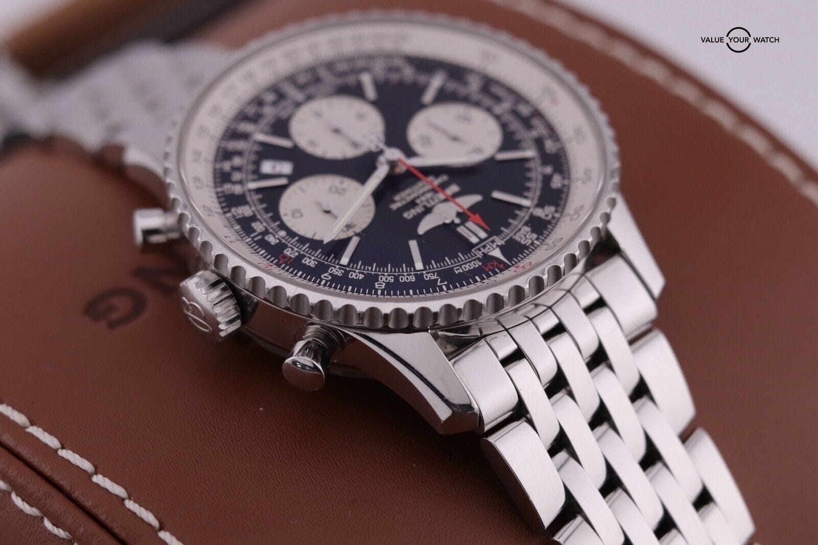 Breitling Navitimer B01 Chronograph Auto 43mm Steel Mens Watch AB0121211B1A1 - Image 8