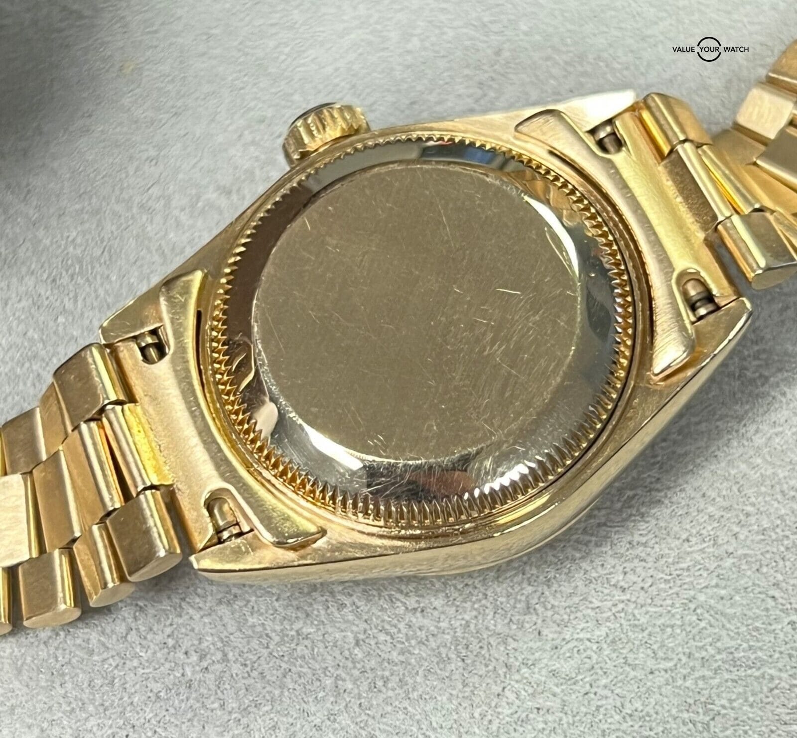 Rolex Lady-Datejust 69178 President 26mm 18K Yellow Gold Roman Numeral! - Image 2