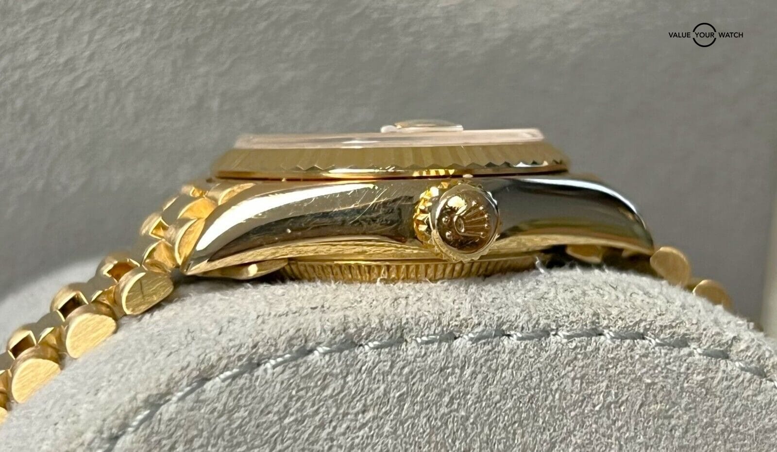 Rolex Lady-Datejust 69178 President 26mm 18K Yellow Gold Roman Numeral! - Image 4