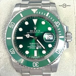 Rolex Submariner “Hulk” 116610LV Stainless Steel 40mm BOXES/PAPERS!