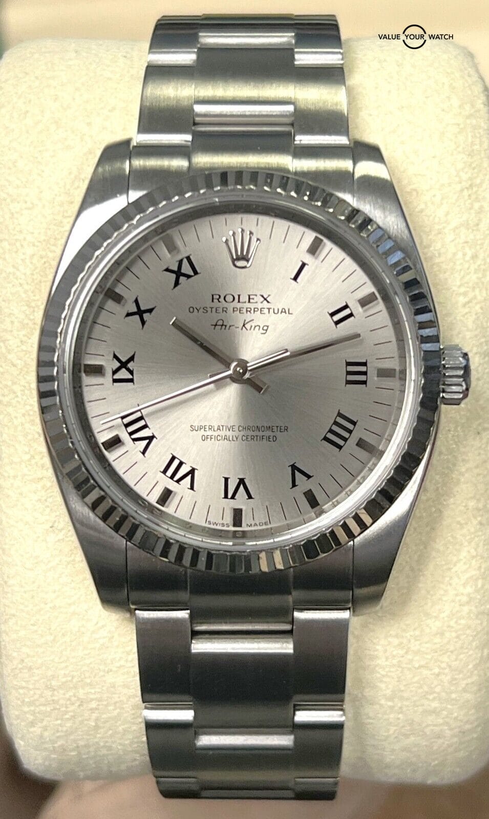 Rolex Air King 114234 Stainless Steel Silver Dial 34mm BOXES/PAPERS! - Image 3