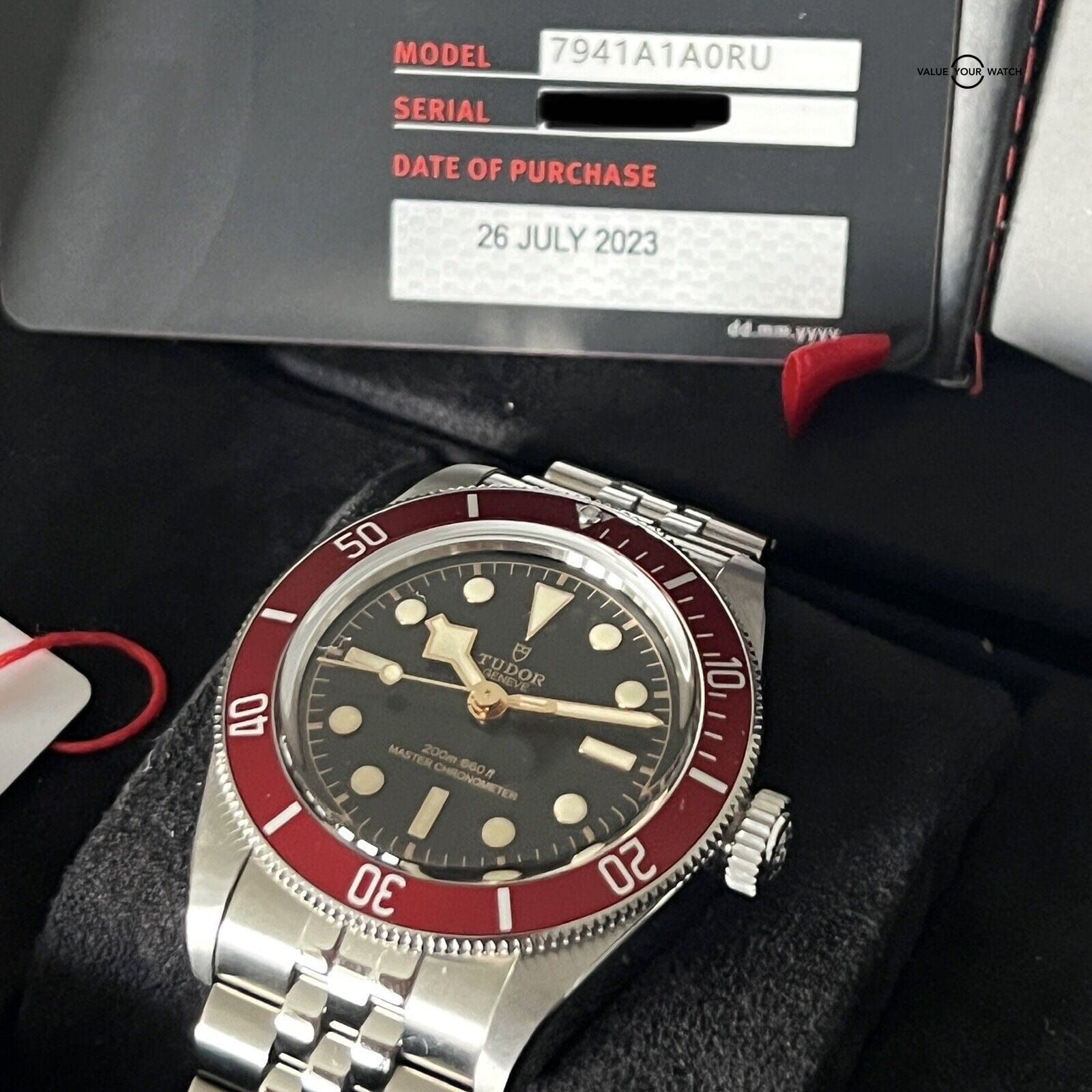 Tudor Black Bay Red Jubilee M7941A1A0RU-0003 | Value Your Watch