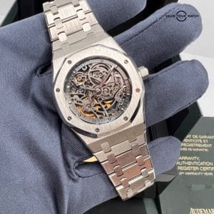 Box Original Papers 39mm Audemars Piguet Royal Openworked Skeletonized Dial