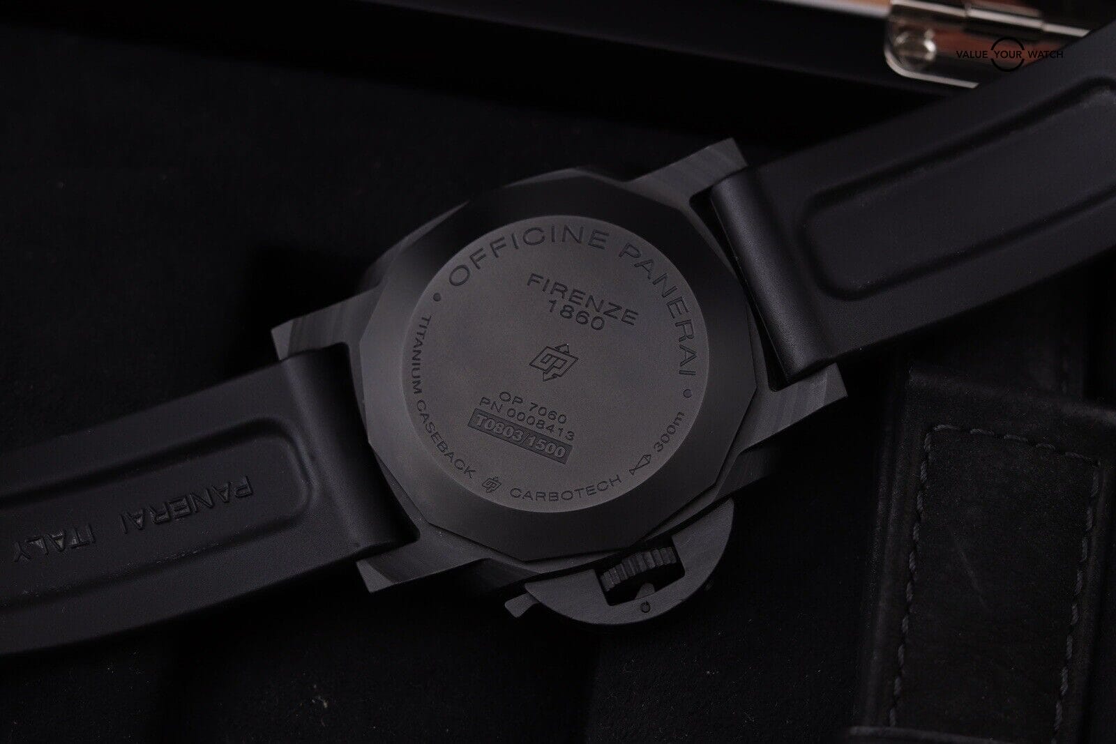 Panerai Luminor Marina Carbotech Men's Black Ceramic Watch - PAM00661 Pam661 - Image 6