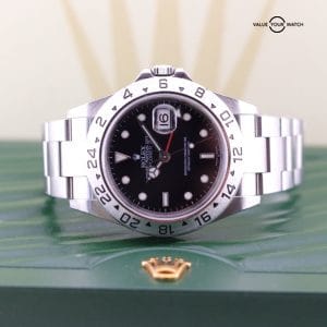 2005 Rolex Explorer GMT 16570 | Black Dial | SEL Oyster Bracelet | Box + Papers
