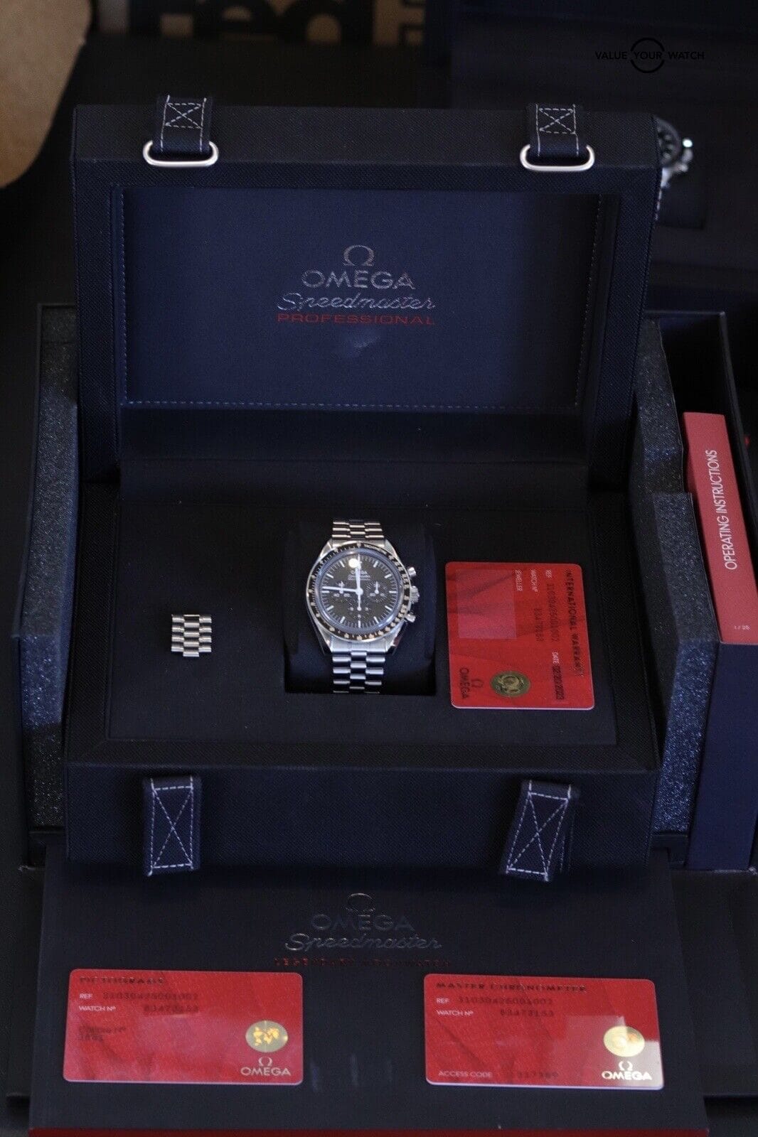 2023 Omega Speedmaster Moonwatch Pro Sapphire Sandwich - 310.30.42.50.01.002 - Image 2