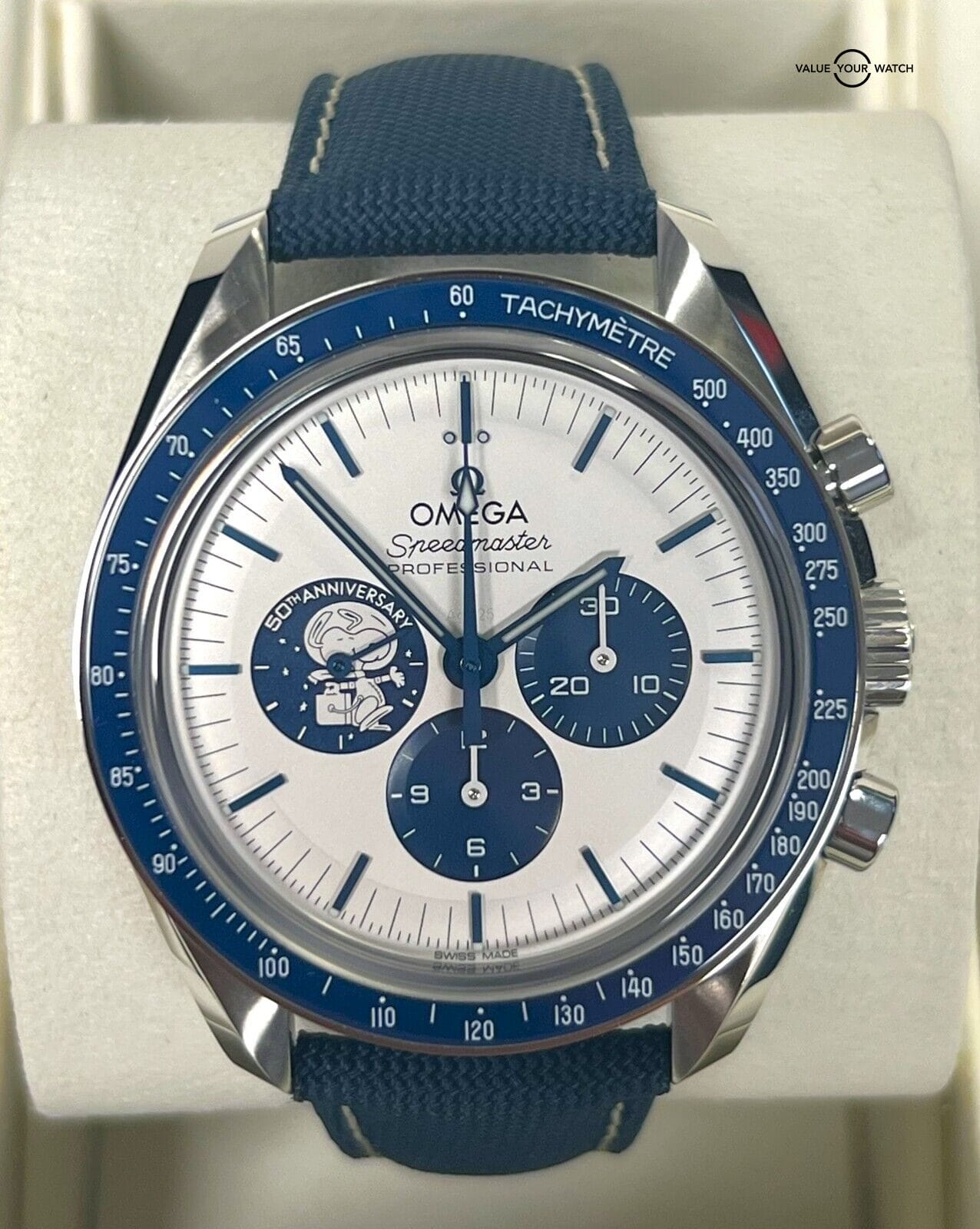 2023 Omega Speedmaster Silver Snoopy Award 50th Anniversary BOXES/PAPERS! - Image 3