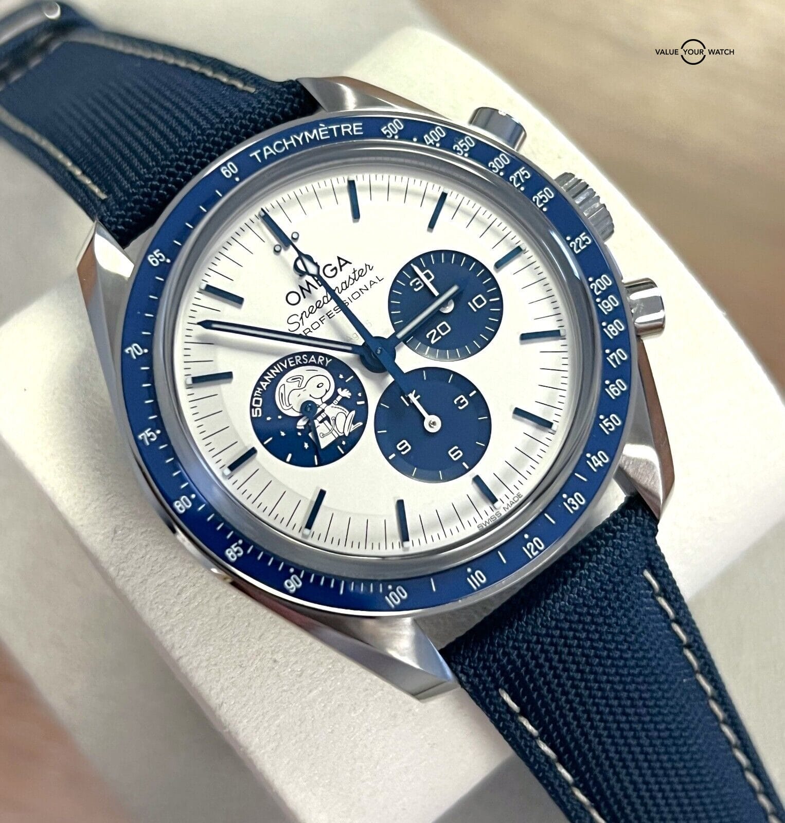 2023 Omega Speedmaster Silver Snoopy Award 50th Anniversary BOXES/PAPERS!