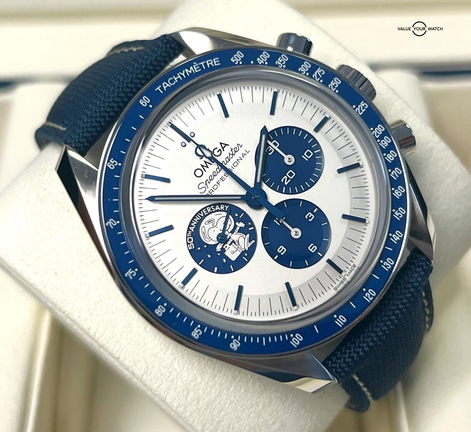 2023 Omega Speedmaster Silver Snoopy Award 50th Anniversary BOXES/PAPERS! - Image 6