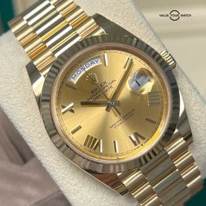 2023 Rolex Day Date 40 President 228238 Champagne Roman BOXES/PAPERS!