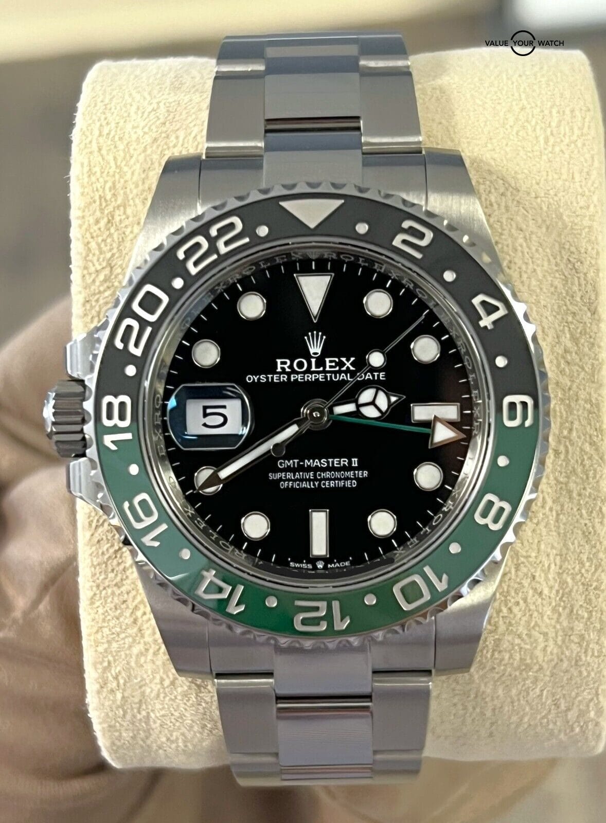 2023 Rolex GMT-Master II 126720VTNR Sprite Stainless Steel Oyster BOXES/PAPERS! - Image 2