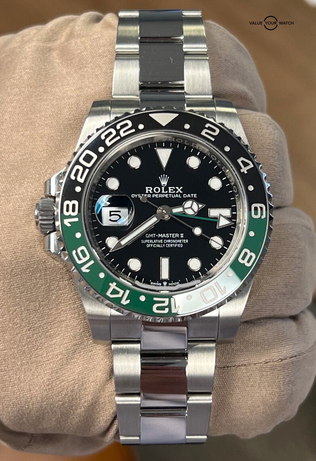 2023 Rolex GMT-Master II 126720VTNR Sprite Stainless Steel Oyster BOXES/PAPERS! - Image 3