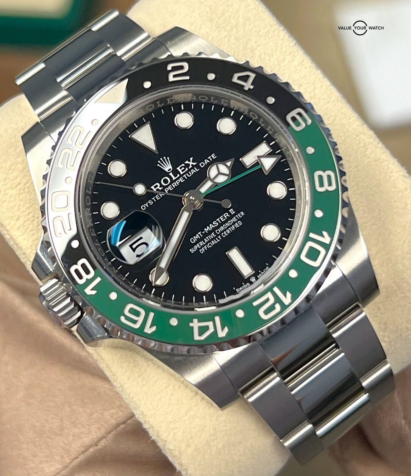 2023 Rolex GMT-Master II 126720VTNR Sprite Stainless Steel Oyster BOXES/PAPERS!