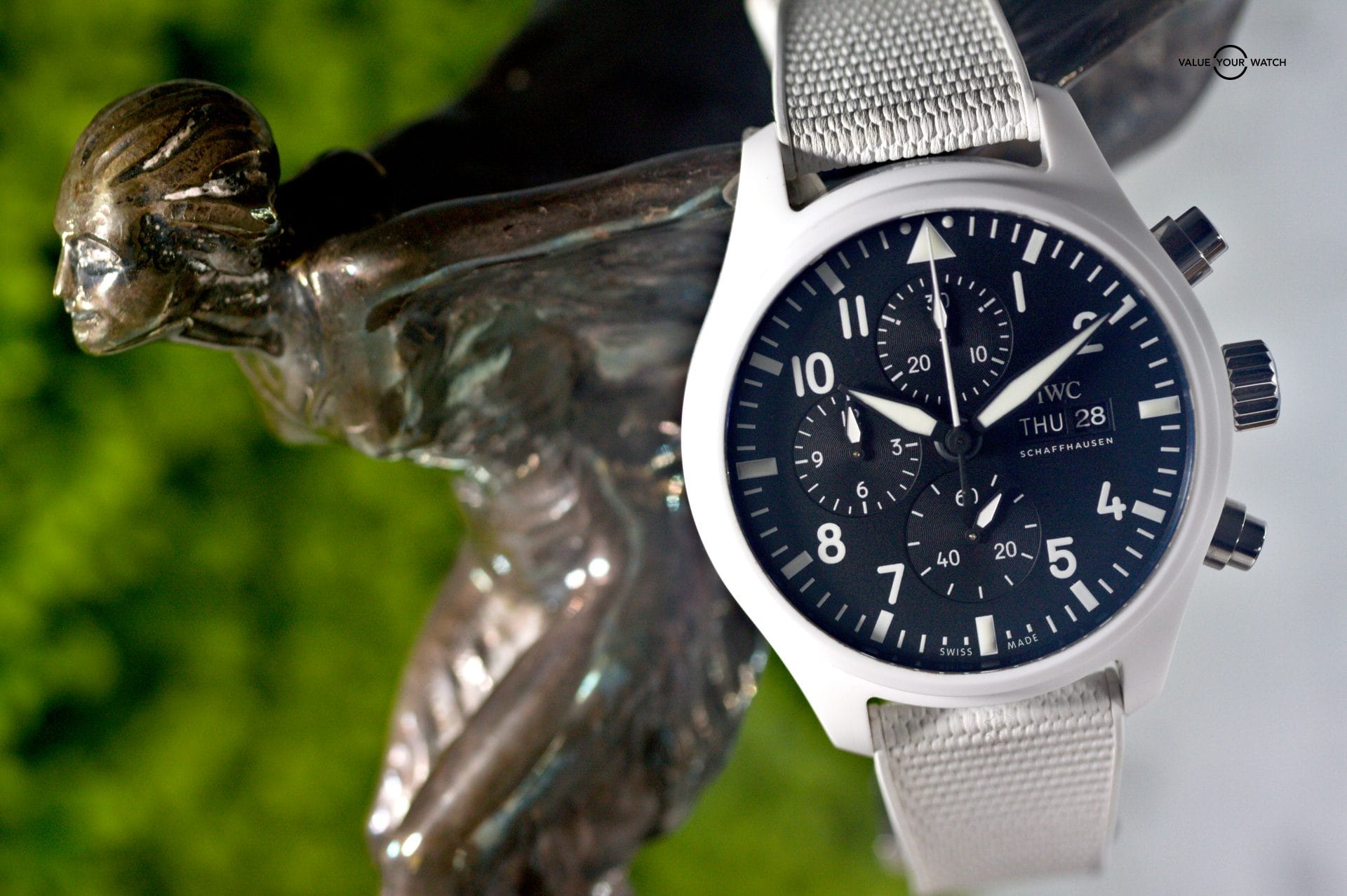 IWC Pilot Top Gun Lake Tahoe IW389105 44mm Chronograph Ceramic Box & Papers - Image 2