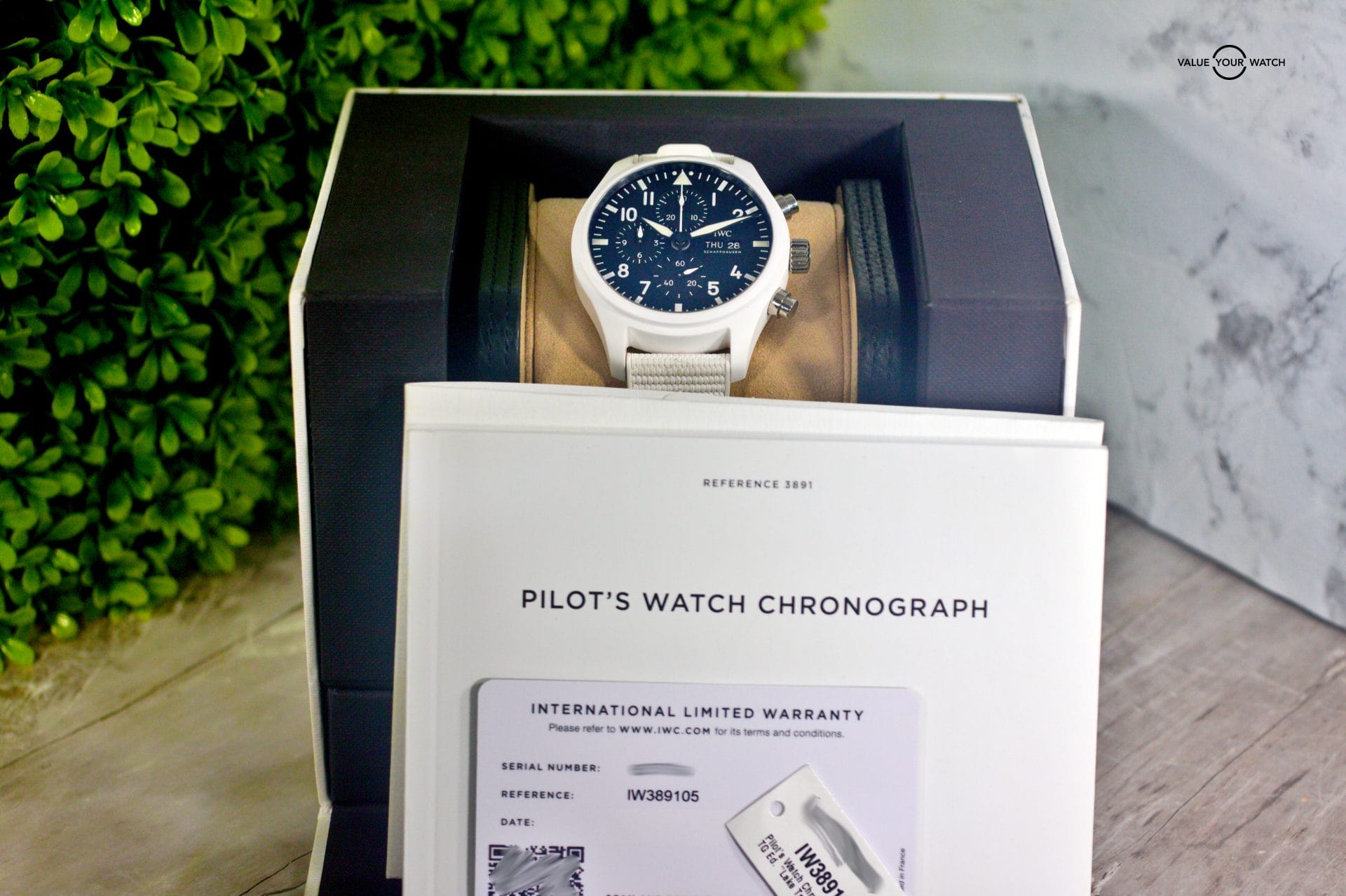 IWC Pilot Top Gun Lake Tahoe IW389105 44mm Chronograph Ceramic Box & Papers - Image 10