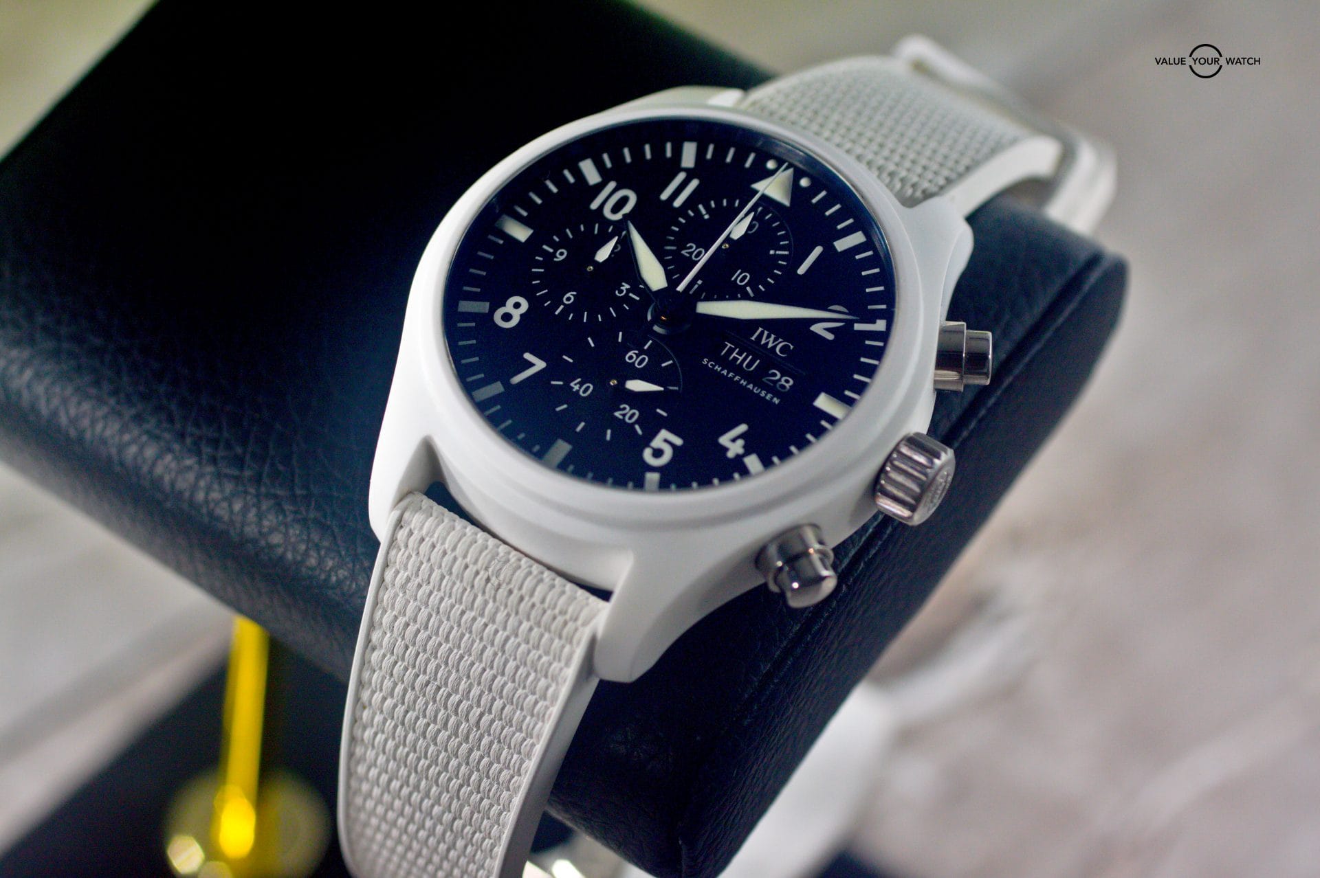 IWC Pilot Top Gun Lake Tahoe IW389105 44mm Chronograph Ceramic Box & Papers - Image 5