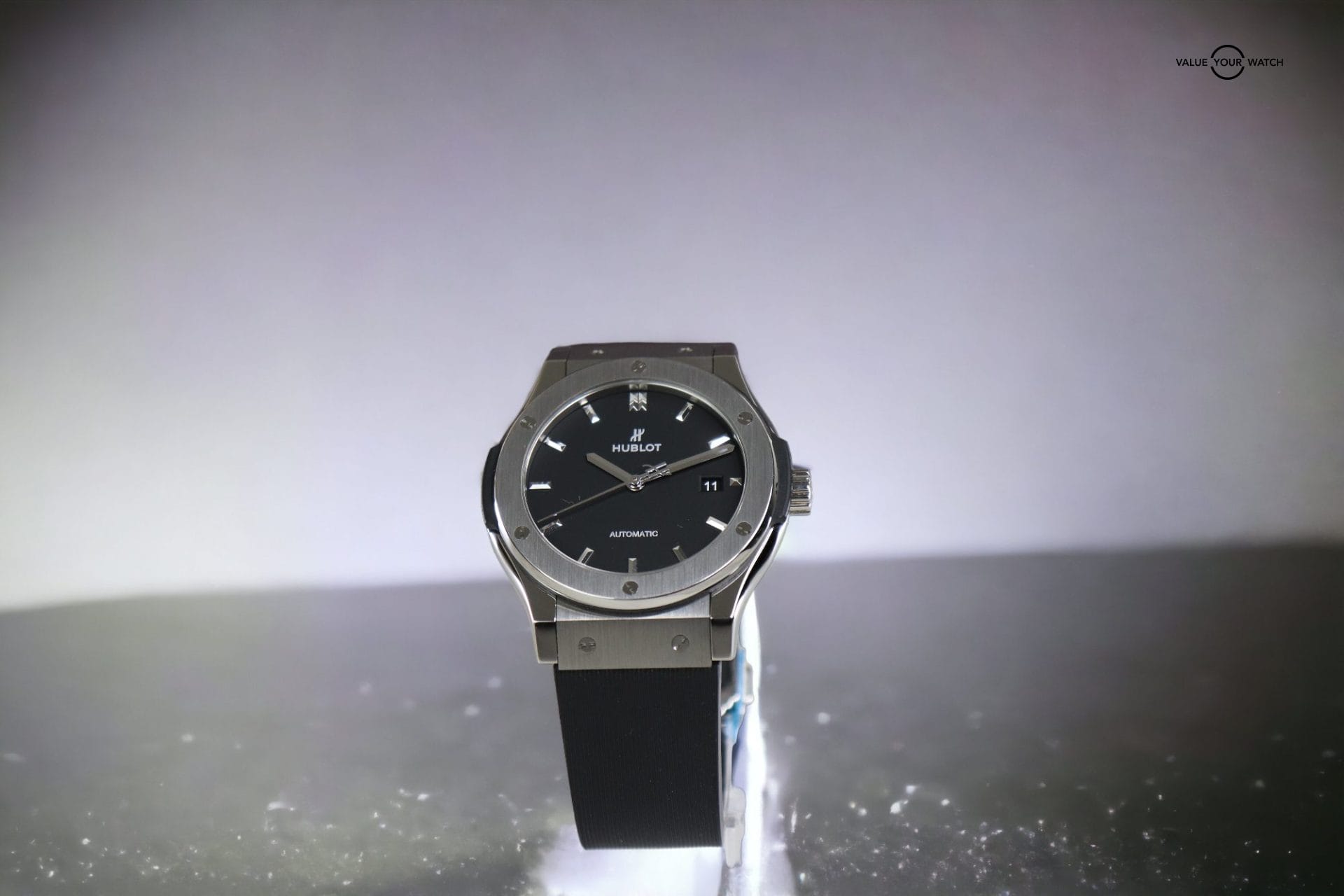 Hublot Classic Fusion Titanium Men's Black Automatic 42mm Date Watch MSRP $7600 - Image 14