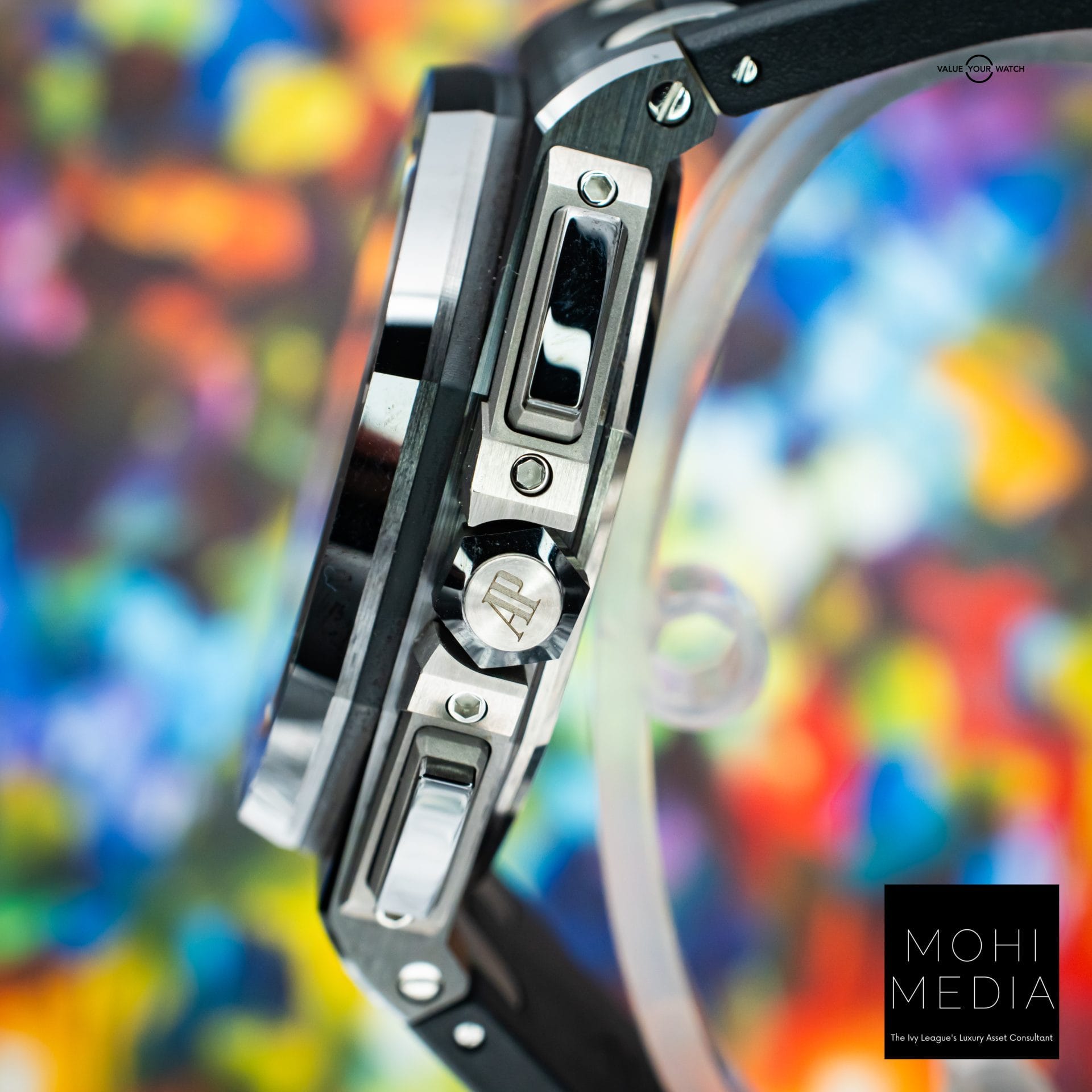 Audemars Piguet Royal Oak Offshore 44mm AP Black Ceramic Grey 26405CE FULL SET - Image 9