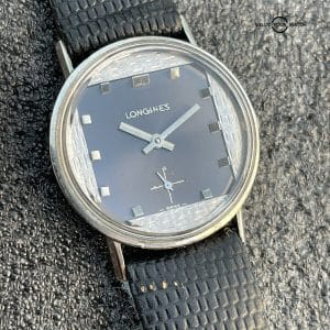 Vintage Longines TV Monobloc Bark Bezel 2803-370 10K GF Swiss Watch Runs Estate