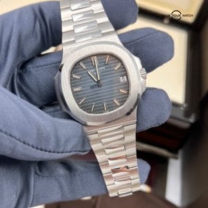Pristine Condition 2007 Patek Philippe Nautilus 5711/1A-010 40mm Blue Dial Steel