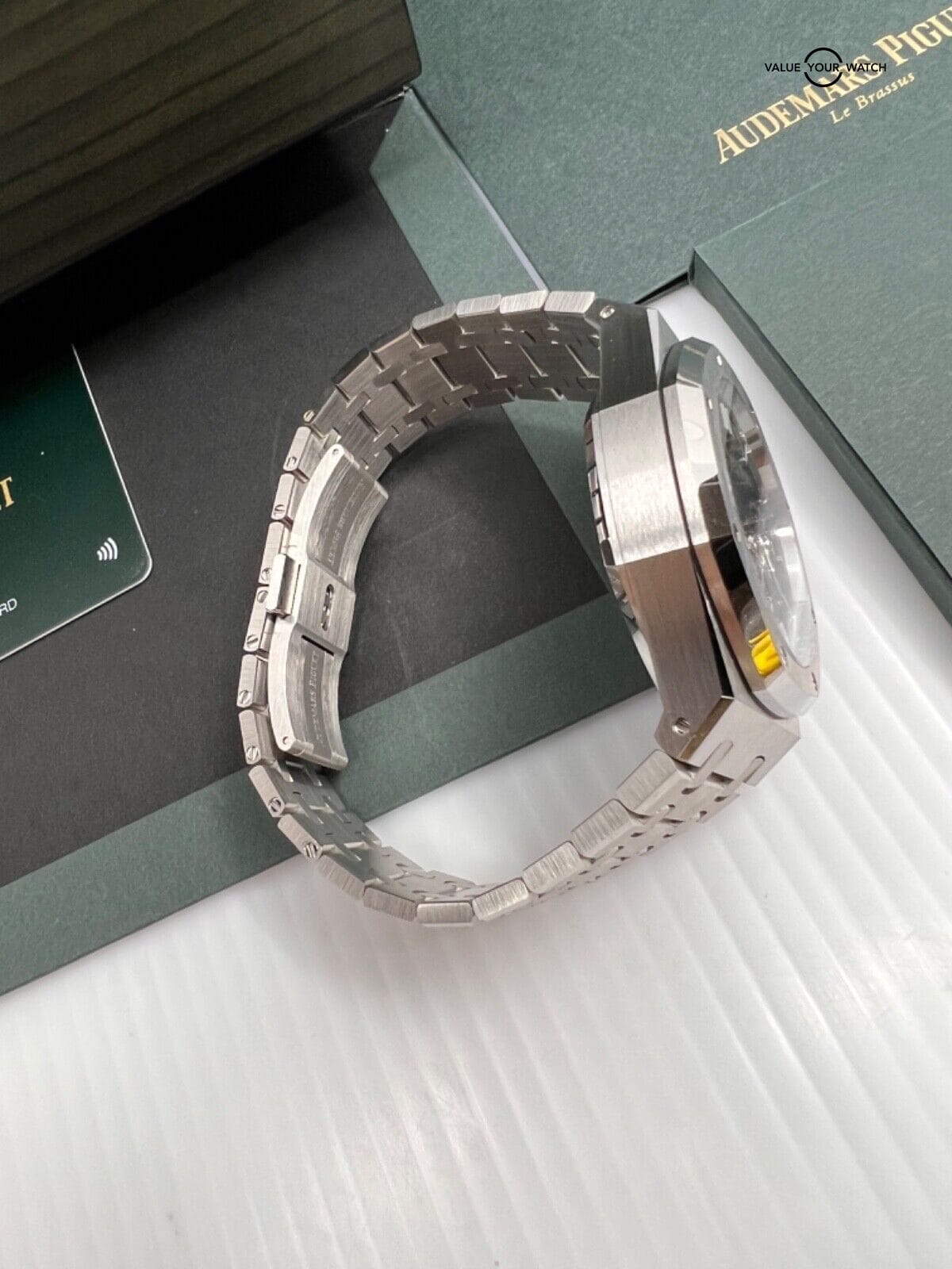 2022 Audemars Piguet Royal Oak "50th Anniversary" 41mm Steel Blue Dial Chrono - Image 3