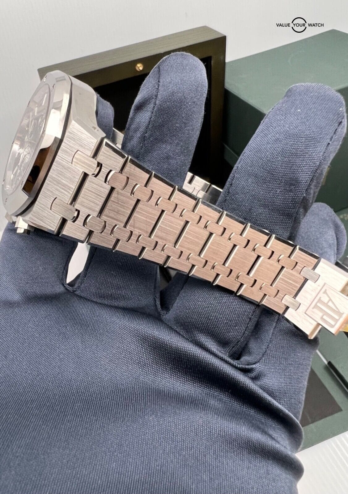 2022 Audemars Piguet Royal Oak "50th Anniversary" 41mm Steel Blue Dial Chrono - Image 4