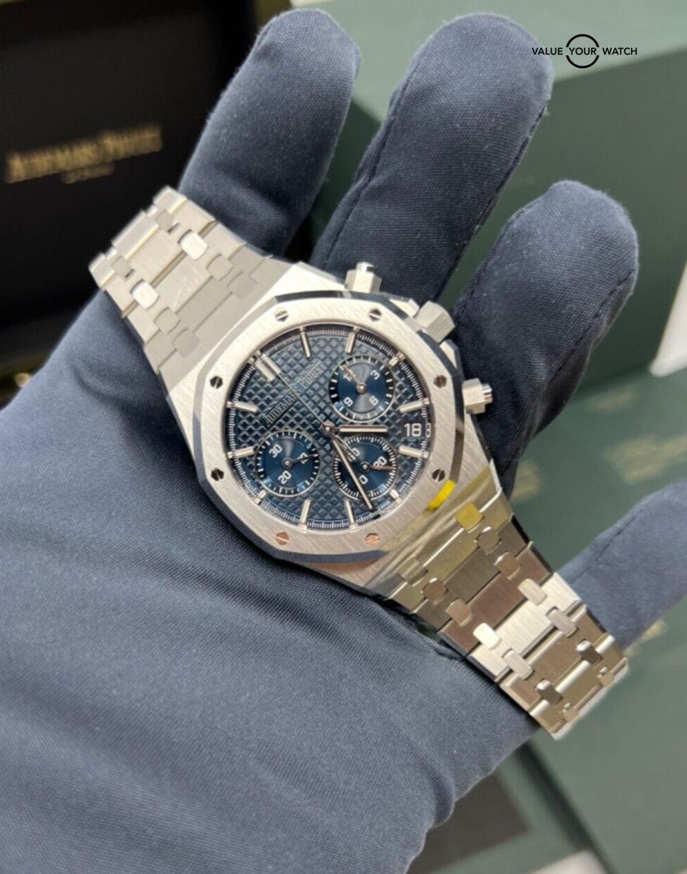 2022 Audemars Piguet Royal Oak "50th Anniversary" 41mm Steel Blue Dial Chrono2022 Audemars Piguet Royal Oak "50th Anniversary" 41mm Steel Blue Dial Chrono