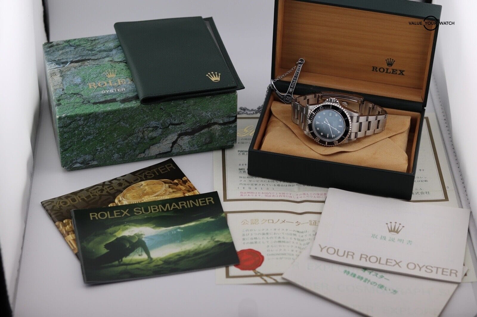 1995 Rolex Sea-Dweller 16600 Complete Set | Black Dial Oyster Steel Bracelet - Image 14