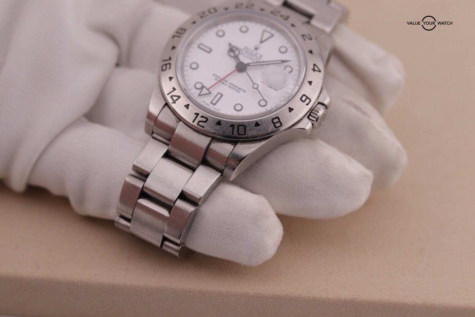 Rolex Explorer II 16570 Polar w/ Engraved Rehaut x Calibre 3186 - Image 8