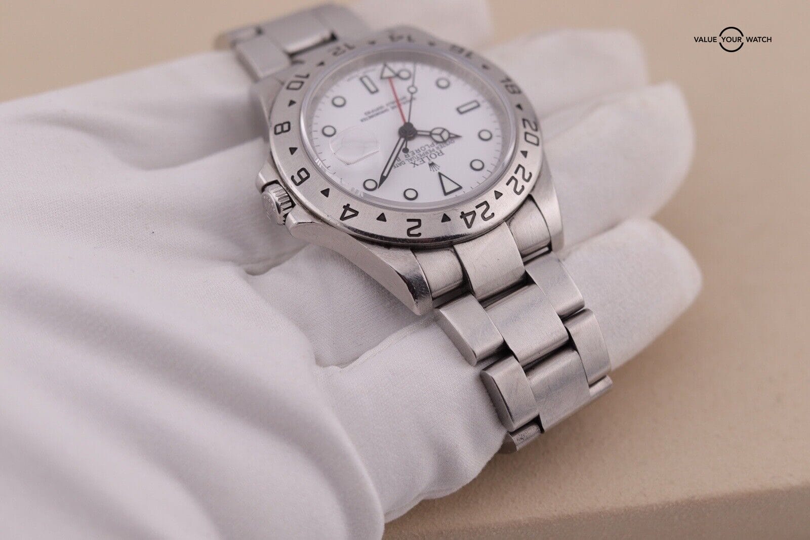 Rolex Explorer II 16570 Polar w/ Engraved Rehaut x Calibre 3186 - Image 9